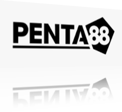 Le logo de Penta88 en perspective