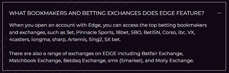 Quels sont les exchanges disponibles ?